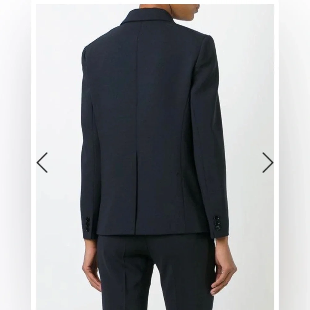 Joseph Savoy Black Wool Blazer Women Size M - Picture 15 of 17